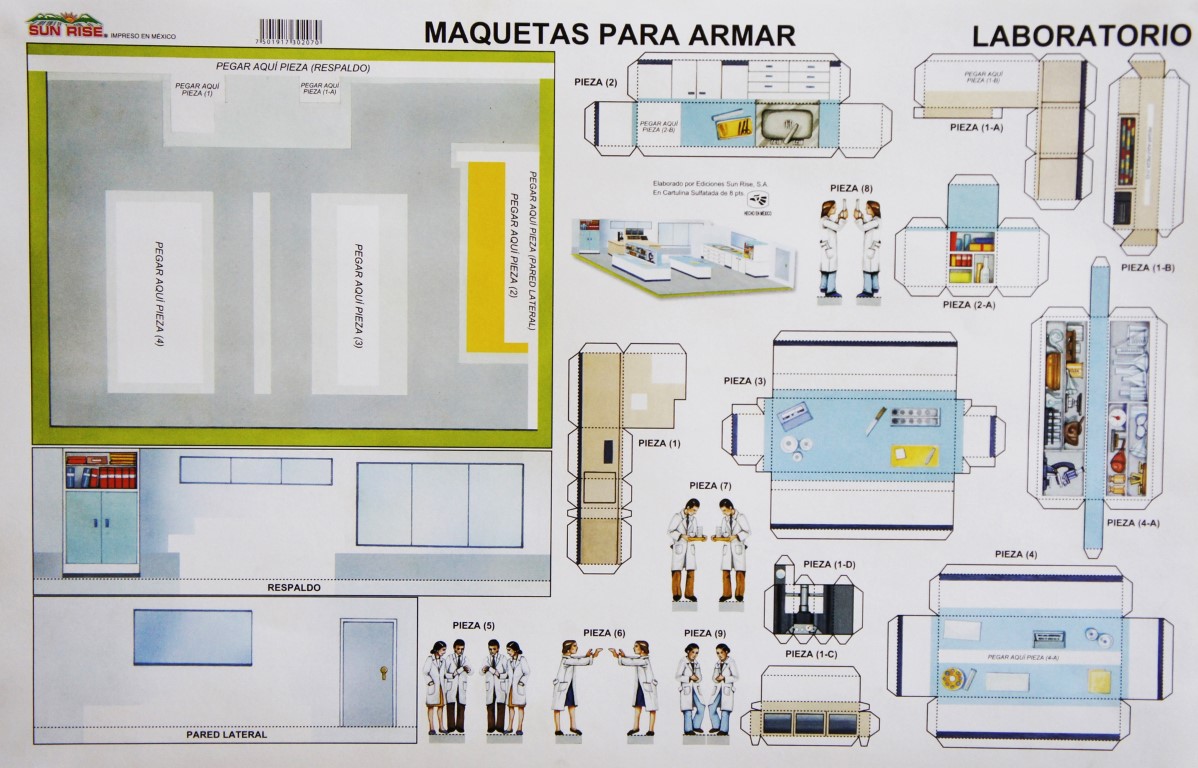 Oficina Muebles Maqueta Para Recortar Y Armar Mail Napmexico Com Mx