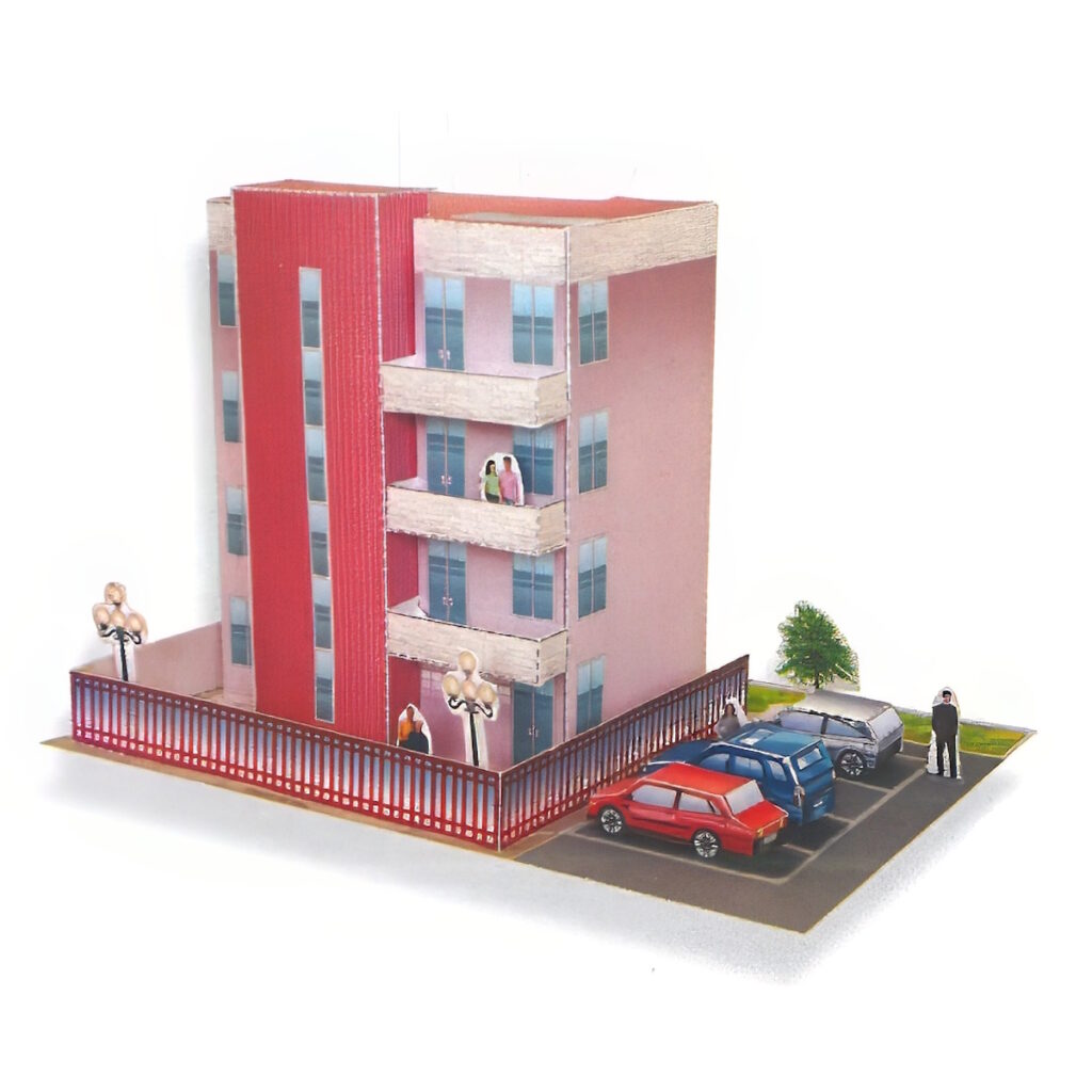 CONDOMINIO Maqueta Para Recortar Y Armar Fuji Hands