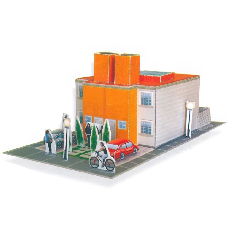 Vivienda Popular Maqueta Para Recortar Y Armar Fuji Hands