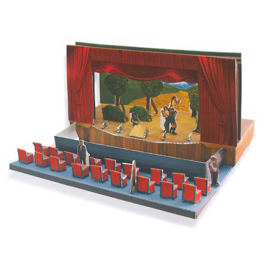 Teatro Maqueta Para Recortar Y Armar Fuji Hands