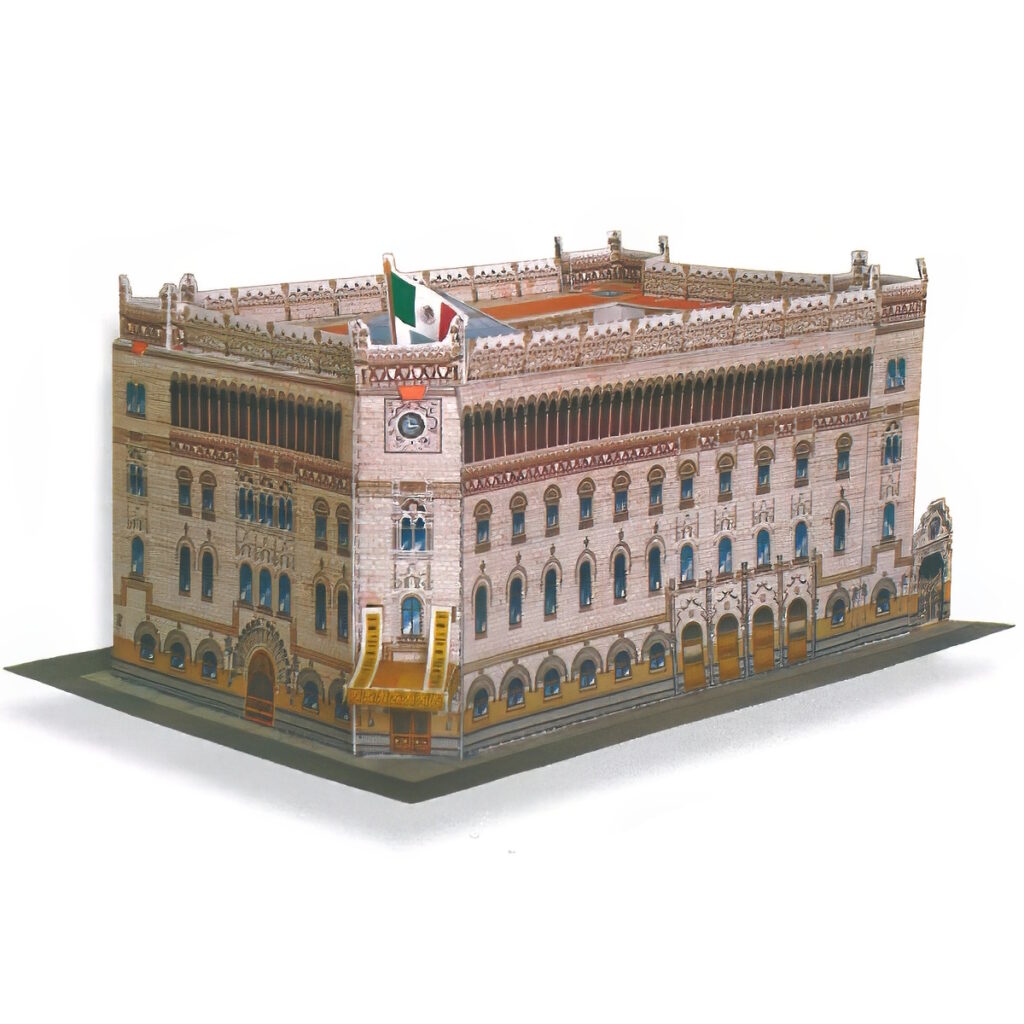 Palacio De Correos Maqueta Para Recortar Y Armar Fuji Hands