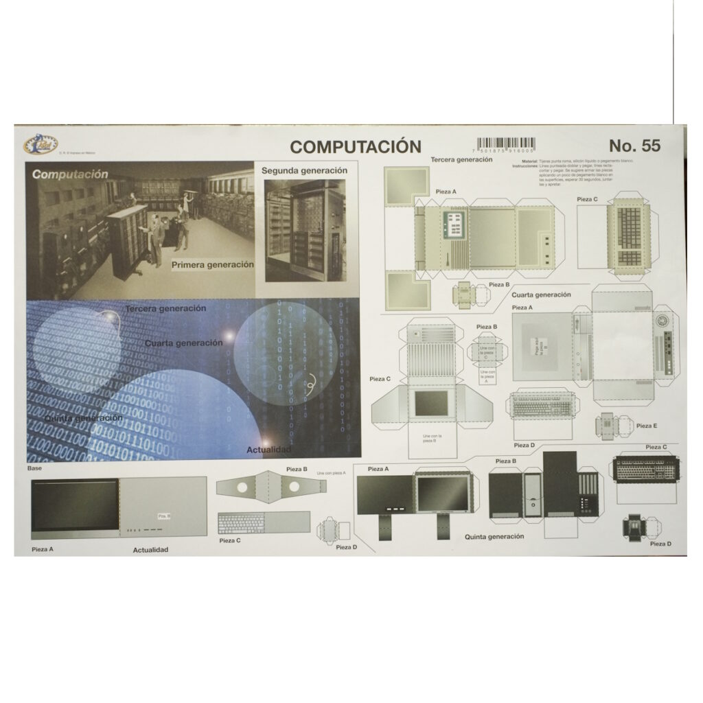 COMPUTACION Maqueta Para Recortar Y Armar Fuji Hands