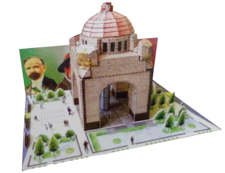 MONUMENTO A LA REVOLUCIÓN. Maqueta para recortar y Armar. | Casa fuji