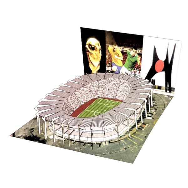 ESTADIO AZTECA Maqueta para Recortar y Armar