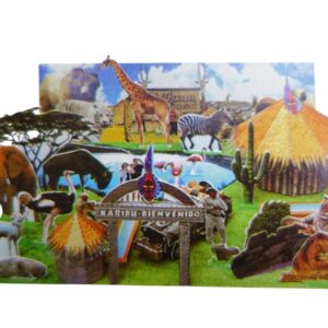 AFRICAM SAFARI Maqueta para Recortar y Armar