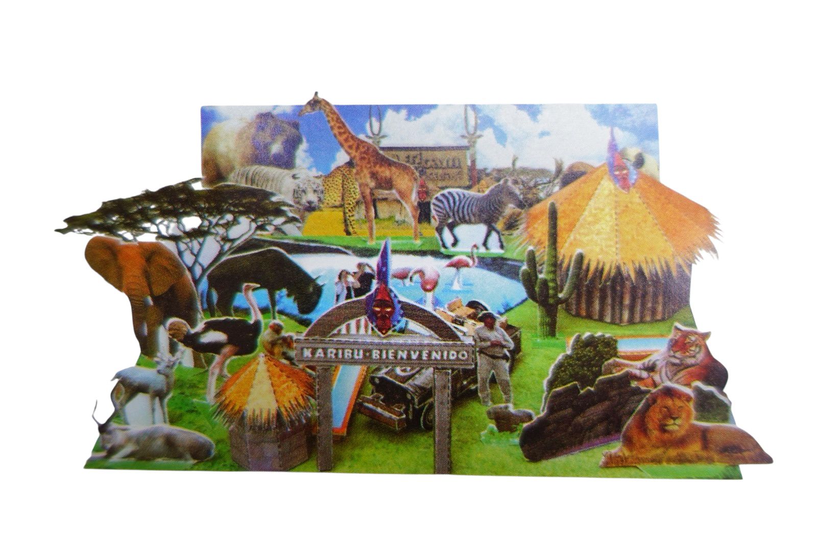 AFRICAM SAFARI Maqueta para Recortar y Armar