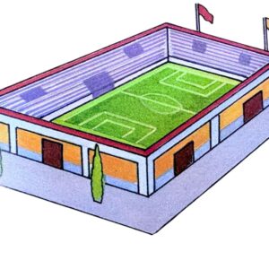 ESTADIO Maqueta para Recortar y Armar