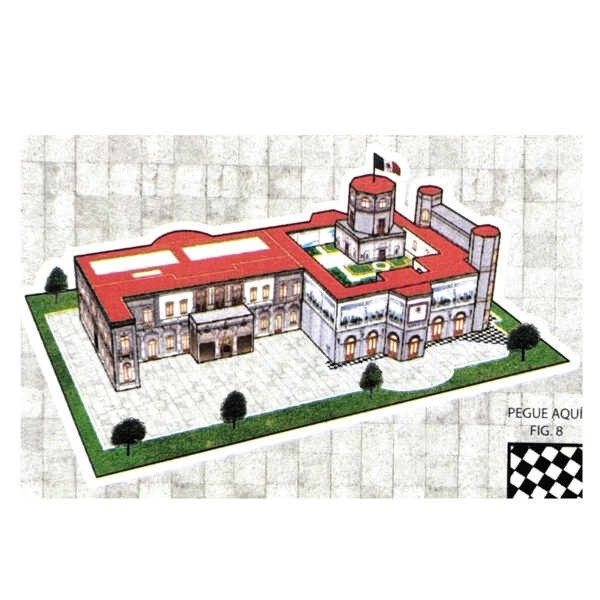 CASTILLO DE CHAPULTEPEC. Maqueta para Recortar y Armar.
