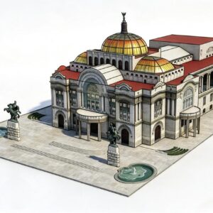 PALACIO DE BELLAS ARTES. Maqueta para Recortar y Armar