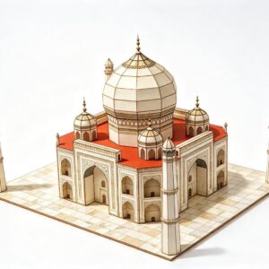 TAJ MAHAL Maqueta para Recortar y Armar