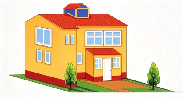 VIVIENDA POPULAR Maqueta para Recortar y Armar