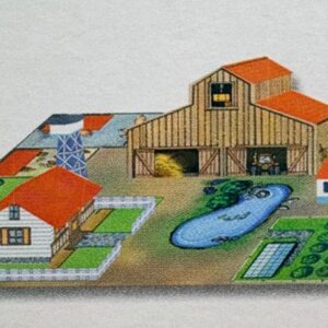 GRANJA. Maqueta para recortar y Armar.