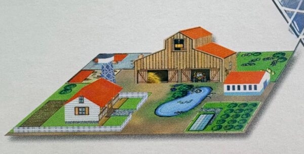GRANJA. Maqueta para recortar y Armar.