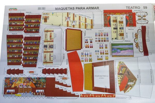 TEATRO Maqueta para Recortar y Armar