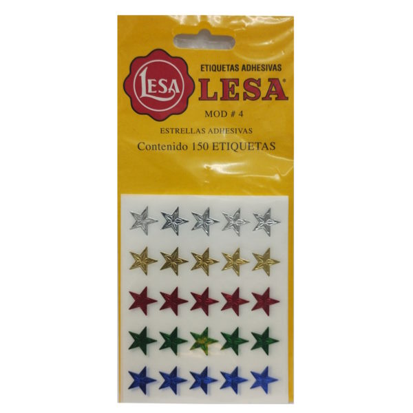 Estrellas Engomadas Colores Surtidos - Image 2