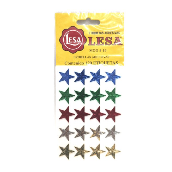 Estrellas Engomadas Colores Surtidos - Image 4