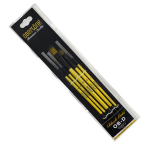 .Pincel Black Gold Taklón Juego 4 Piezas Obertone