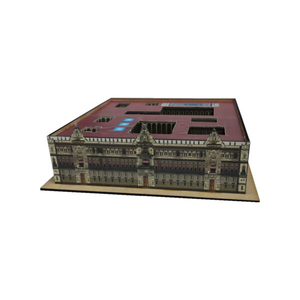 PALACIO NACIONAL mdf armable con adhesivos.