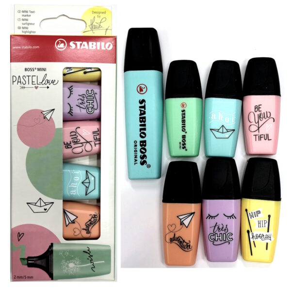 Marcatexto Stabilo BOSS mini pastel A
