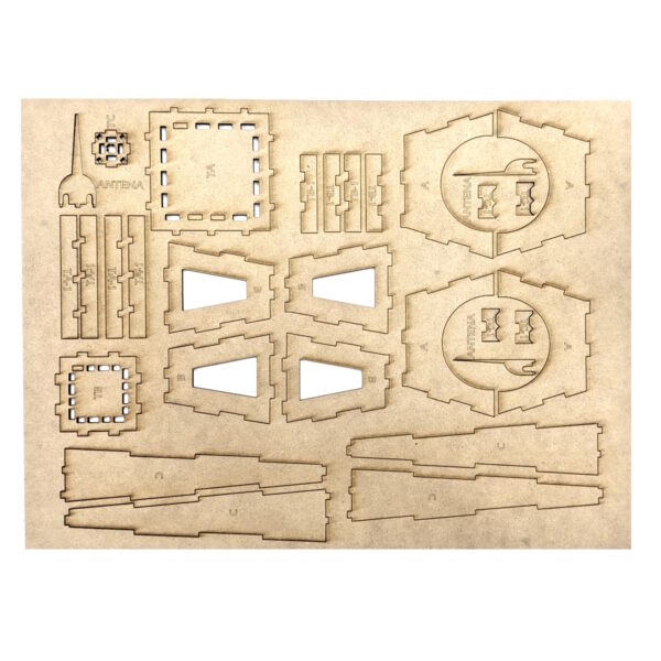 TORRE EIFFEL Mdf armable con adhesivos