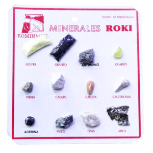 Minerales muestra con 12