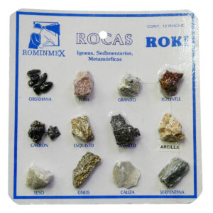 Rocas muestra con 12