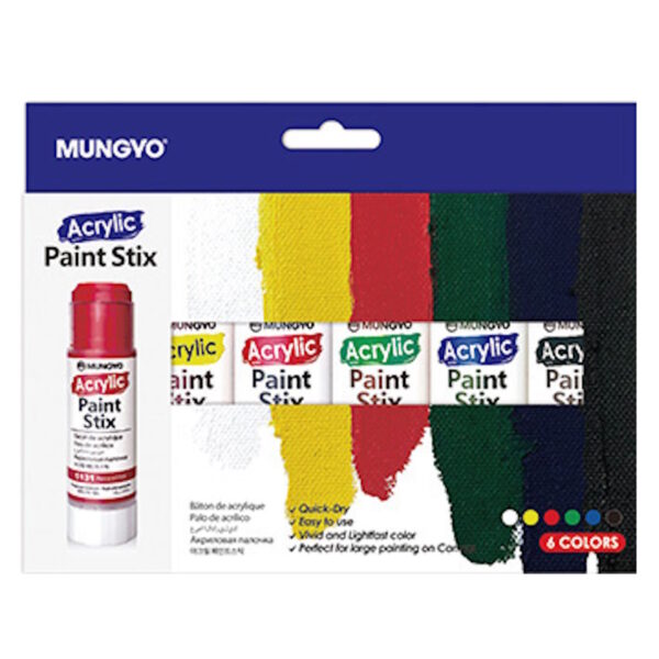 Pintura Acrílica en Barra. MUNGYO Stix