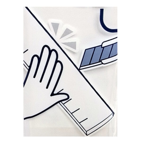 Regla RayMay para Corte con Cutter 30cm